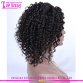 Venda quente curto afro kinky lace perucas de cabelo humano 6a grau afro curto perucas para as mulheres negras